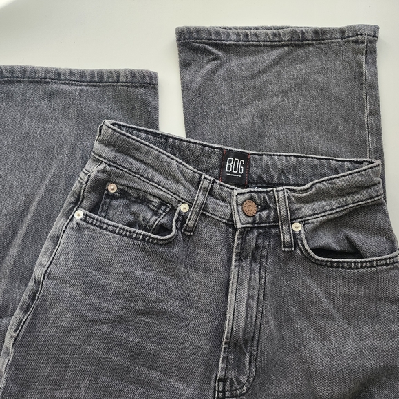 Urban Outfitters BDG Jeans Womens 24 Waist Black Distressed Stretch Highwaist - Picture 3 of 7